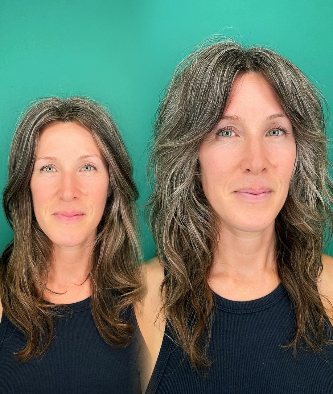 Wavy Shag with Face-Framing Layers