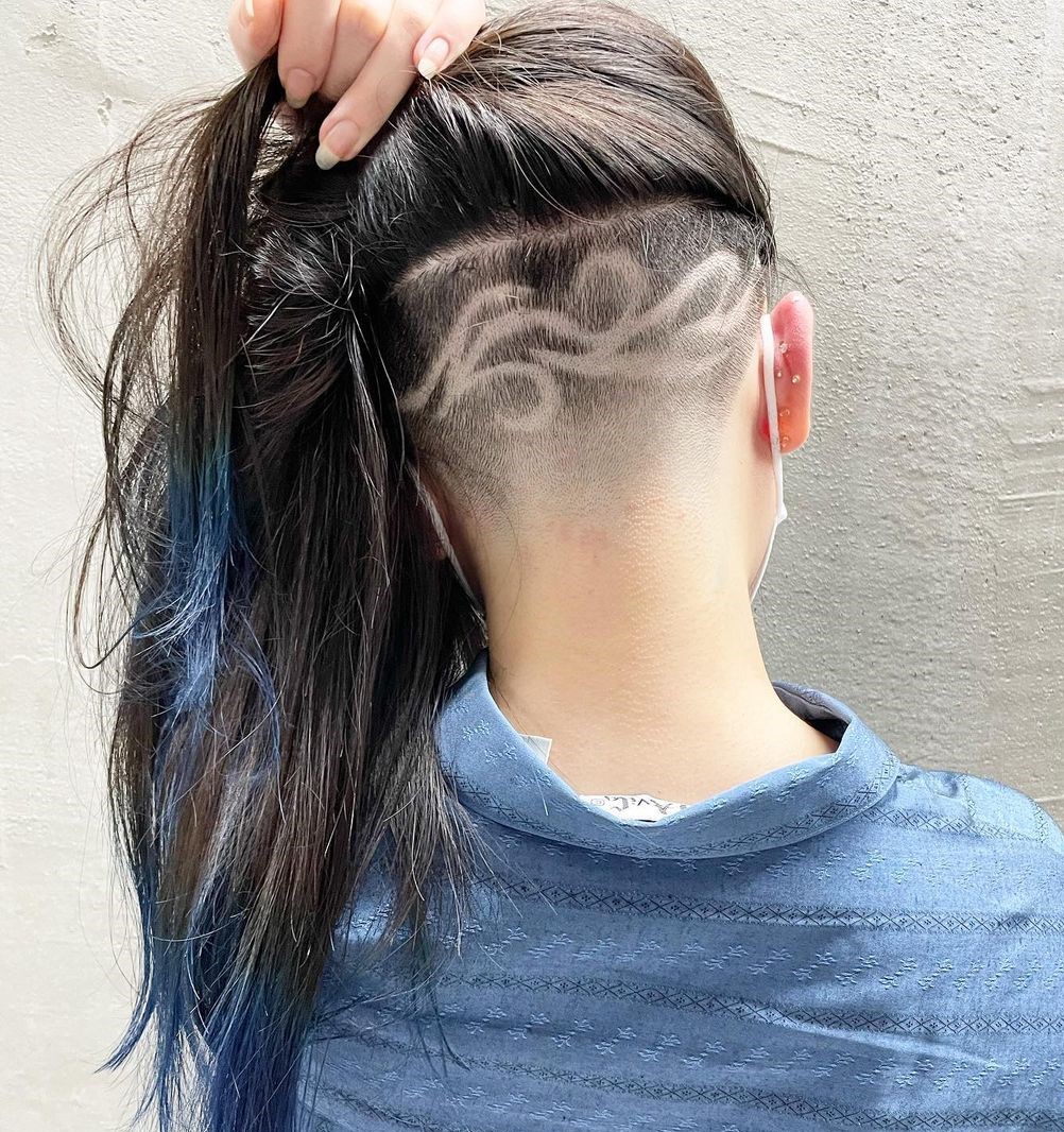 Undercut Long Hair for Women